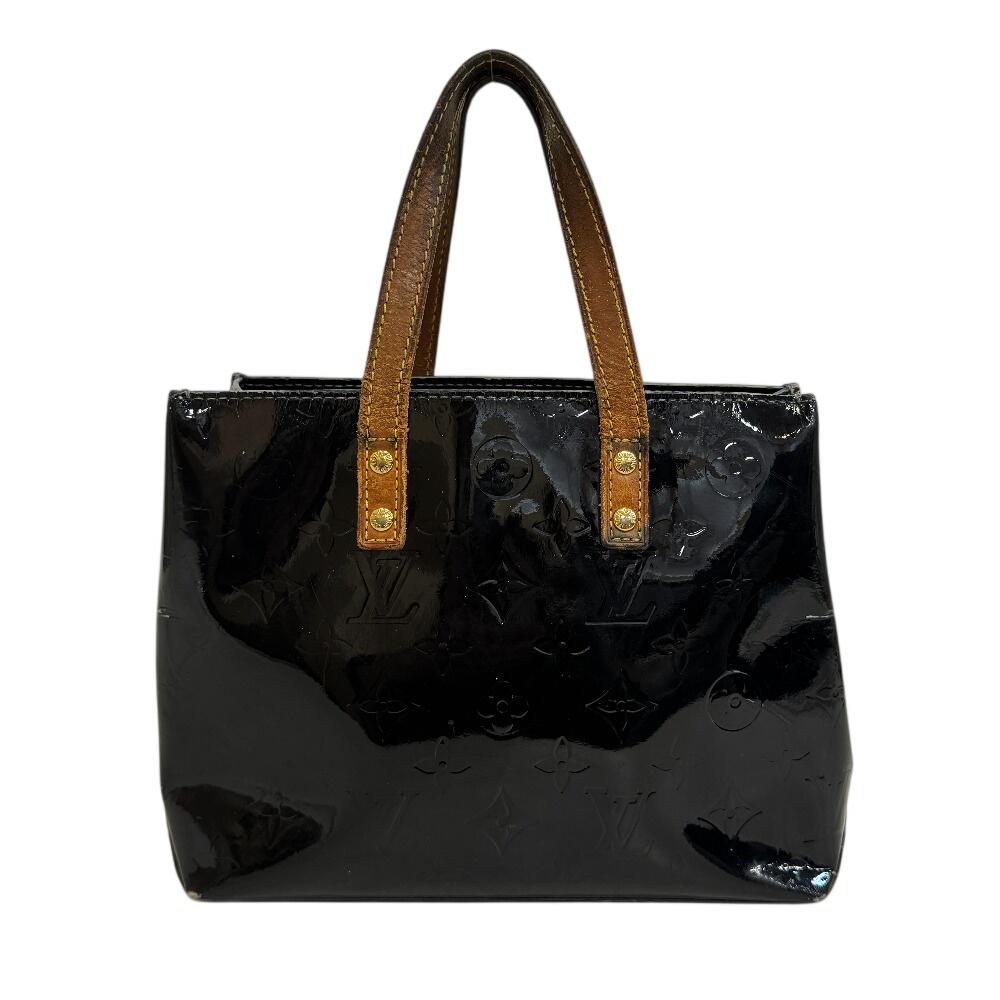 LOUIS VUITTON M91993 Mini bag tote Monogram Vernis enamel Lead PM Handbag Amarrant enamel Used