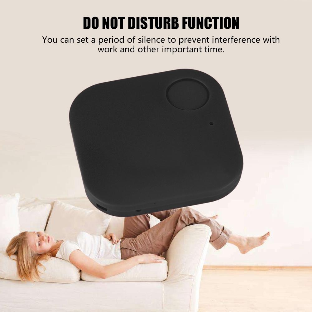 Bluetooth Finder Key Tile Tracker Key Child Pet Finder Anti lost GPS Locator Black