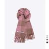 Korean Sea Salt Blue White Retro British Plaid Scarf Women's Shawl New Autumn and Winter Couple Warm Scarf