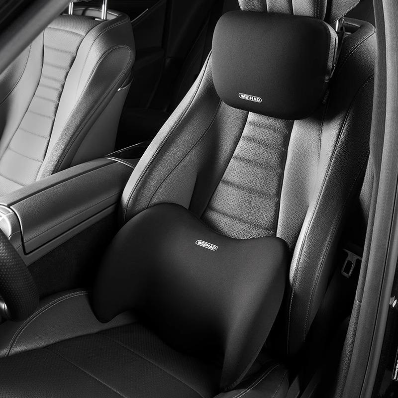 Mercedes Car Lumbar Support Cushion - Driver Seat Back Pillow
