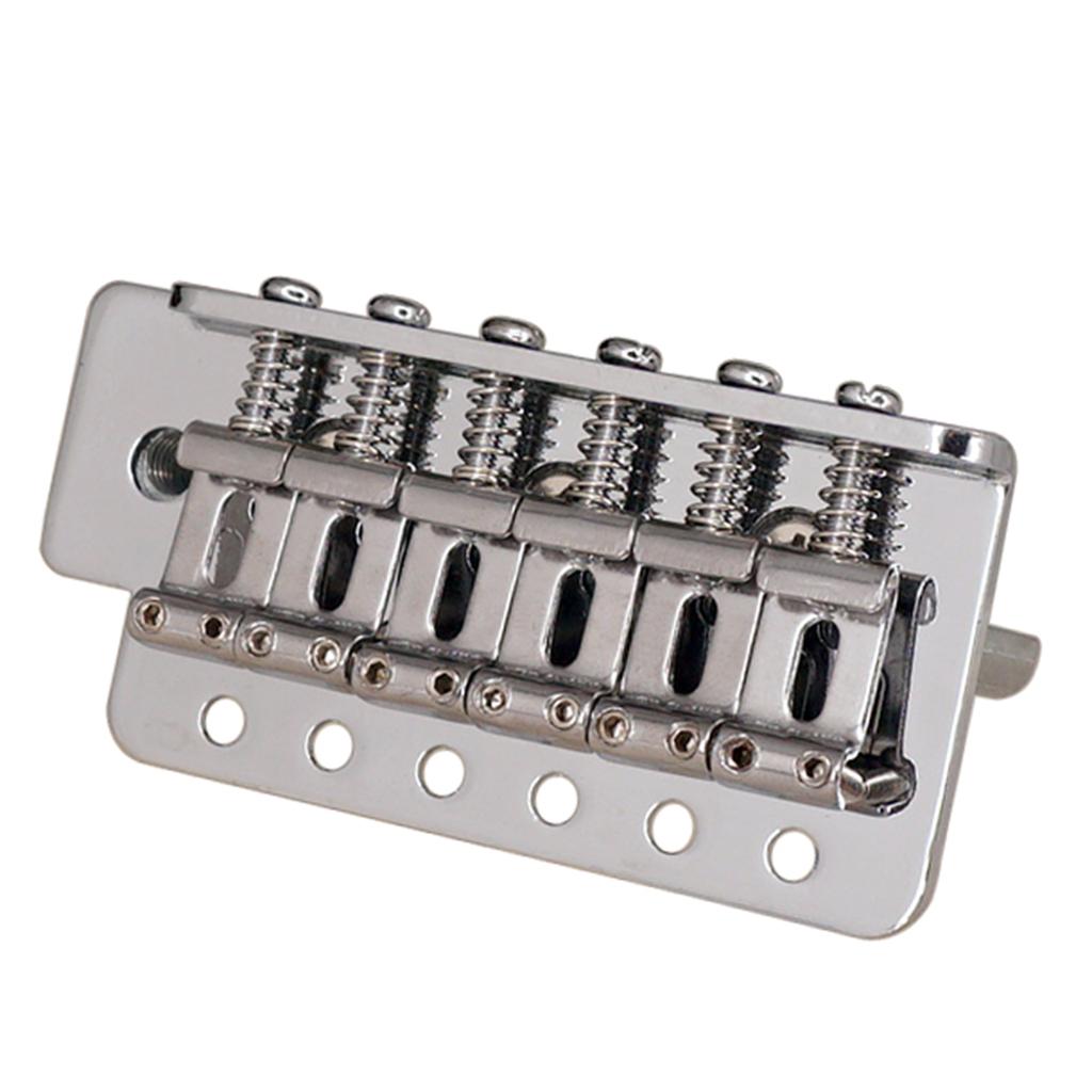 6 String Guitar Bridge with whammy Bar for 6 String Guitar Tailpiece Replacement Electric Guitar Tremolo Bridge System
