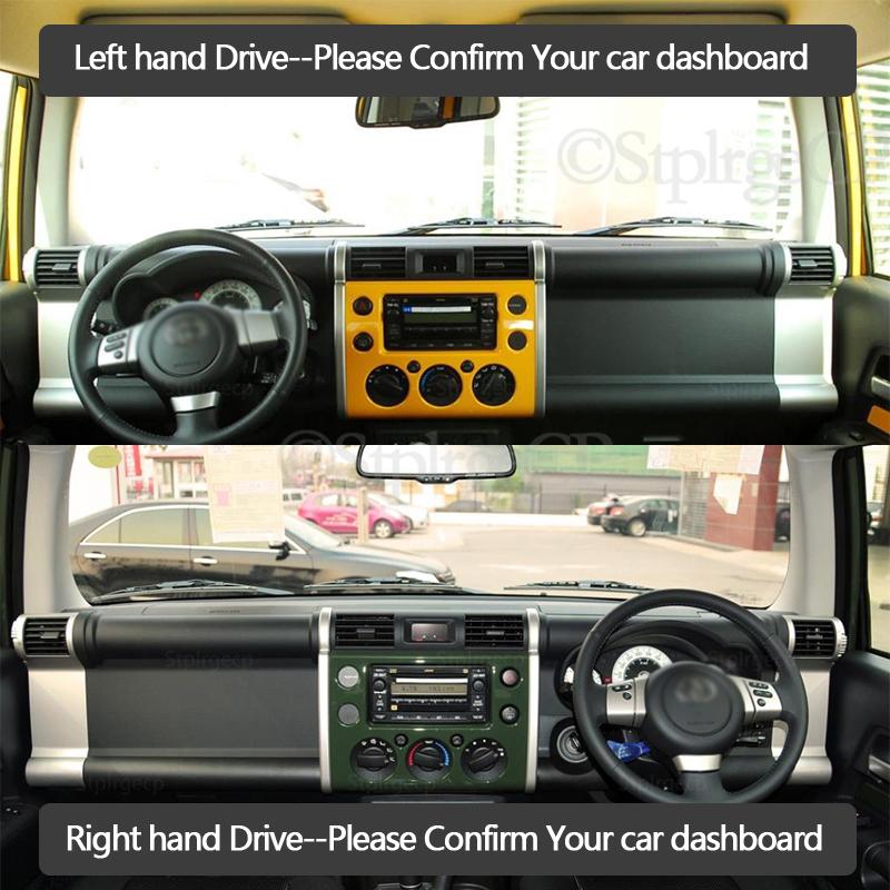 Pentru Toyota FJ Cruiser 2006 ~ 2018 GSJ10 Covoraș de bord din piele Covoraș de bord Husă Covoraș de bord Accesorii Covoraș de bord stânga dreapta