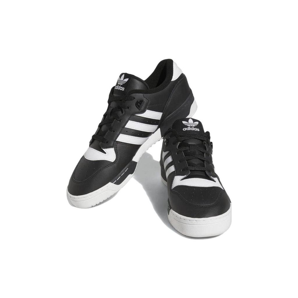 adidas Rivalry Low Black White Unisex Sneakers Core-Black Cloud-White FZ6327