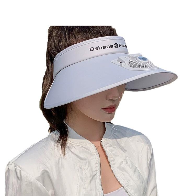 New Hat with Electric Fan for Women's UV Air Top Sun Hat Adult Sun Protection Hat