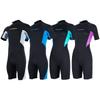 3mm Neoprene Wetsuit Men Women Scuba Diving Snorkeling Surfing Swimming Warm Thermal Short Sleeve Shorts