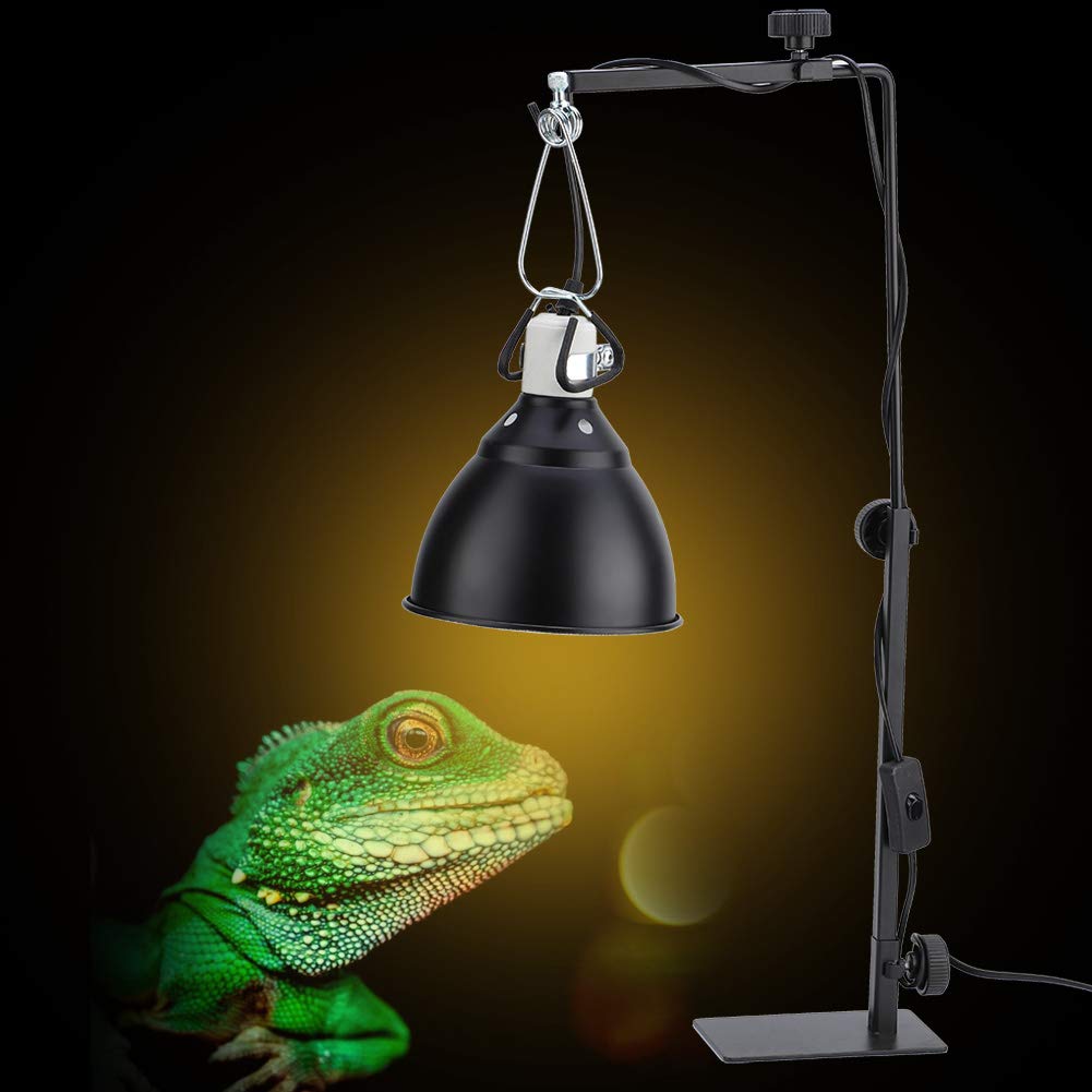 Reptile Clip Reptile Turtle Basking UVB Reptile Reptile Lamp No Easy Height and Width Adjustable Stand, Light, Light, Light, Light, Stand, Light,