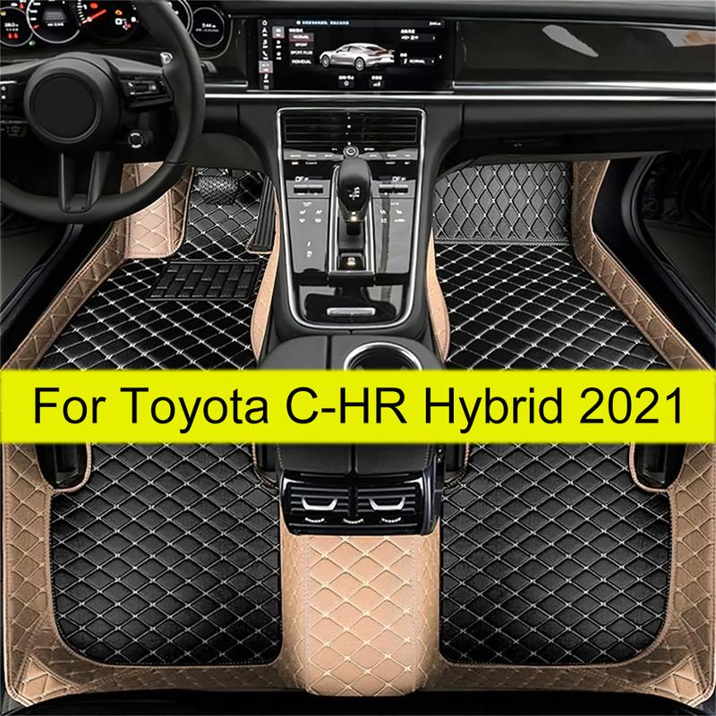 Car Floor Mats For Toyota C-HR Hybrid   Auto Foot Pads Automobile Carpet Cover Interior Accessories