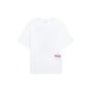 Li Ning X MARVEL T Shirts Unisex White Crew Neck Moderate Straight Fit AHSSB91-3