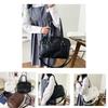 Stylish Urban Chic Tote Bag For Women Pu Leather Large Capacity Shoulder Bag