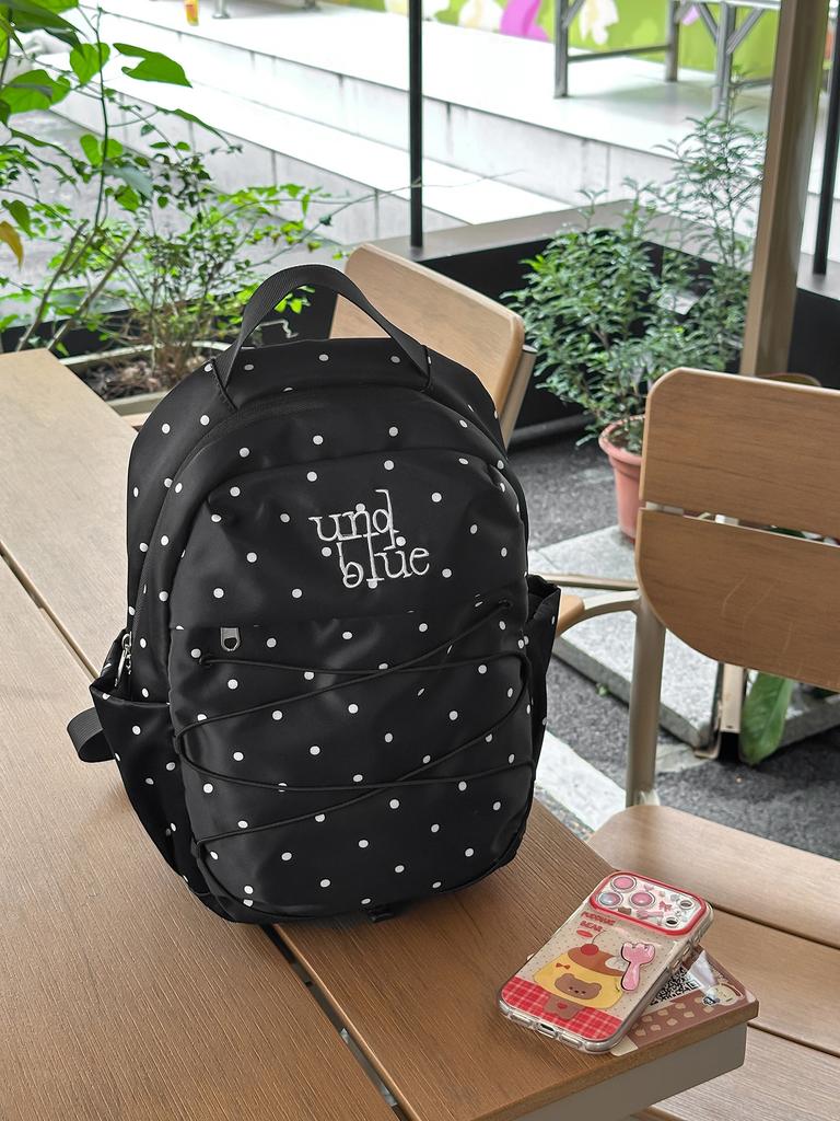 Schoolbag New High-value Japanese Ins Fresh and Sweet Polka Dot Backpack Junior High School Students Lightweight Large-capacity Backpack