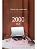 Large Capacity Makeup Bag with Lighted Mirror - Portable Travel Cosmetic Organizer