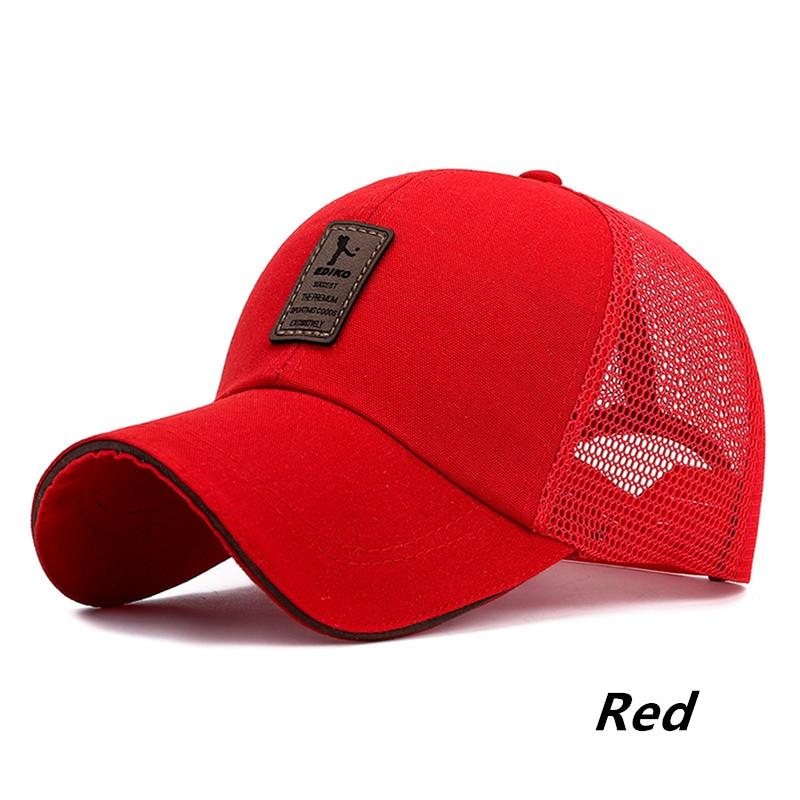 Summer Women Men Breathable Net Mesh Baseball Cap Outdoor Uv Protection Riding Fishing Tennis Golf Caps Sport Hat Sunhat Visors