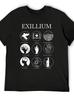 Unisex T-shirt Keeper Of The Lost Cities Exillium Men'S Vintage Graphic T-Shirt Black With White Geometric Design,