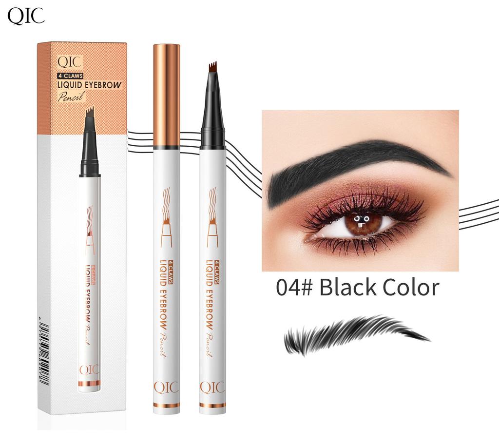 New 3D Waterproof Micro-Knife Magic Eyebrow Four-Pronged Eyebrow Pencil Wild Water Eyebrow Pencil
