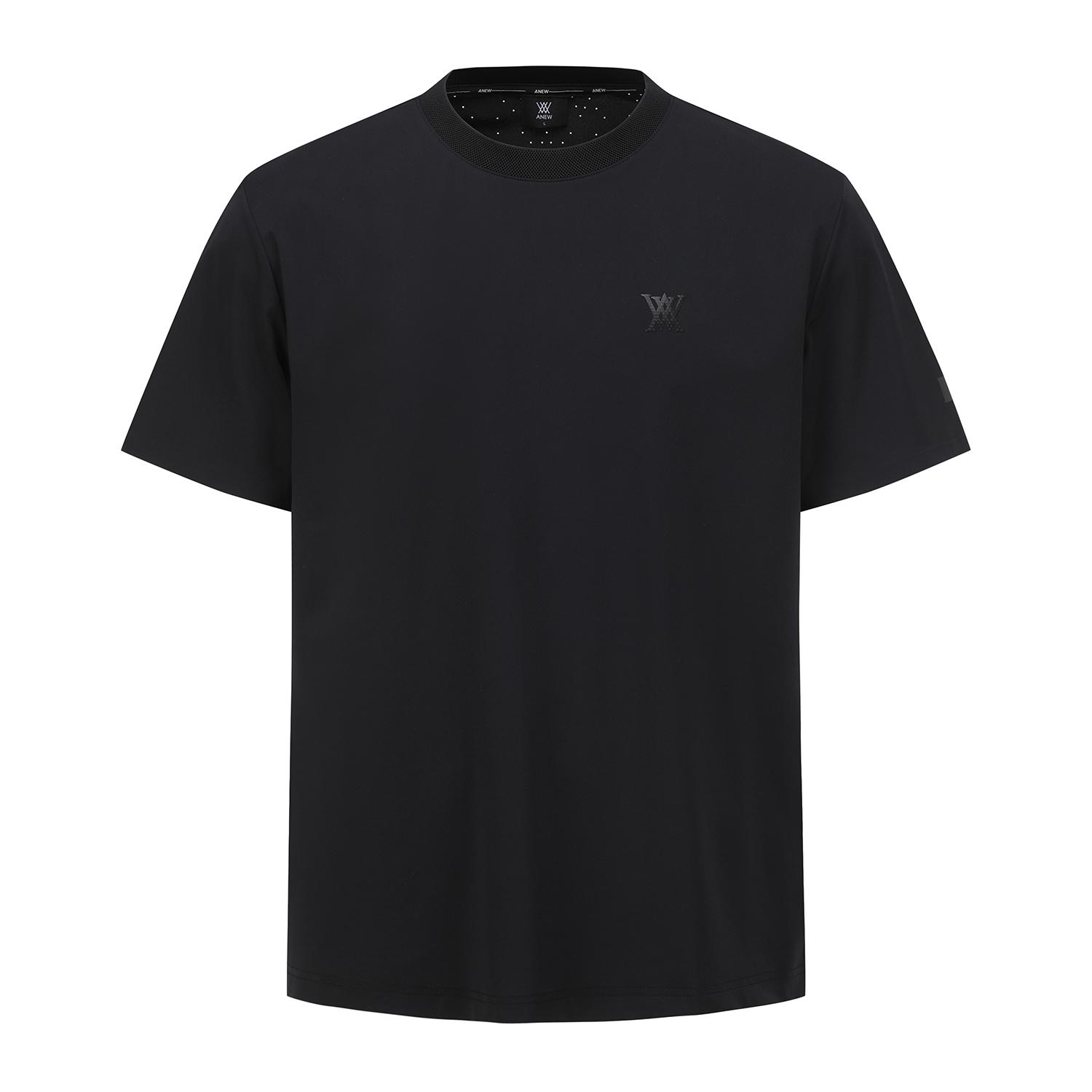 Anew Golf Men Sm Black Finish Round Short T-Shirt_Bk Xxl