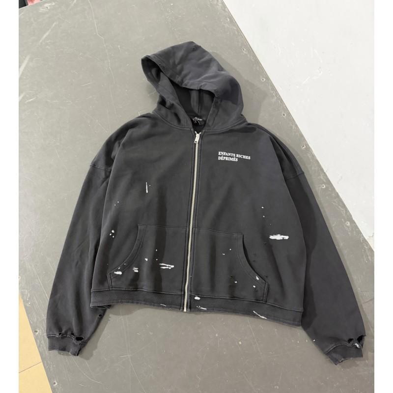 Túlméretezett mosott pamut kapucnis pulóver betűnyomattal Uniszex Streetwear Őszi alkalmi pulóver