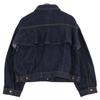 LANVIN en Bleu 3126206 Back Frill Denim Jacket Jacket 38 IndigoUsed