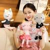 Yoga Cat Plush Toy: Cute Kitten Rag Doll for Children's Gift or Claw Machine Activity