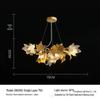 Modern Minimalist Maple Leaf Chandelier: Creative Luxury Lighting for Living Room, Restaurant, and Bedroom