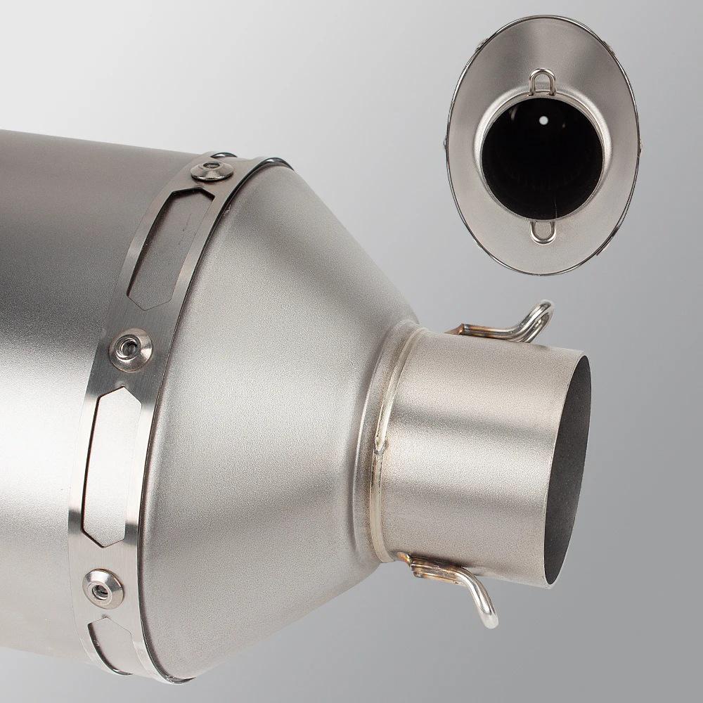 51MM Stainless Steel Oval Exhaust Striker for Motorcycle Pipe Modification