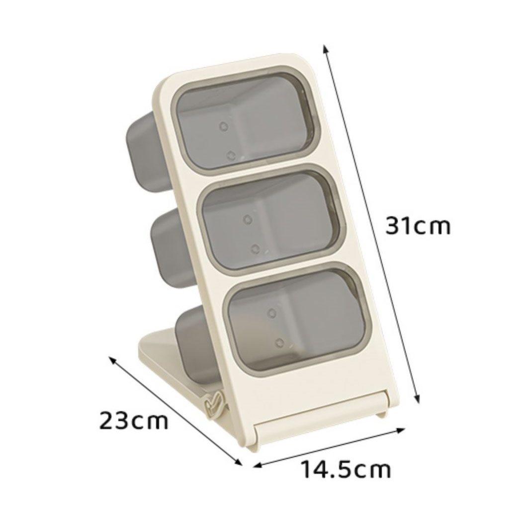 

1pcs Oblique insertion type large capacity brush holder book desktop stationery watercolor pen marker pen storage box