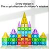 Multicolor Magnetic Window Tiles: Strong, Educational Building Blocks for Children