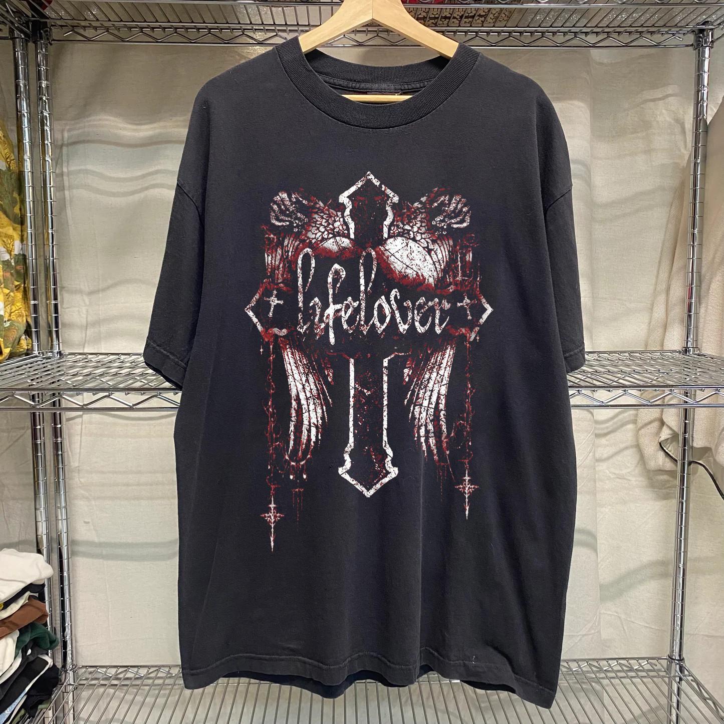 Lifelover Band Fiction Unisex Black T Shirt Full Size S-5XL SS182 XXXXL