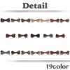 [White Fang] Elegant Polyester Bow Tie, Stylish Casual, Men's & Women's NC046(A19)