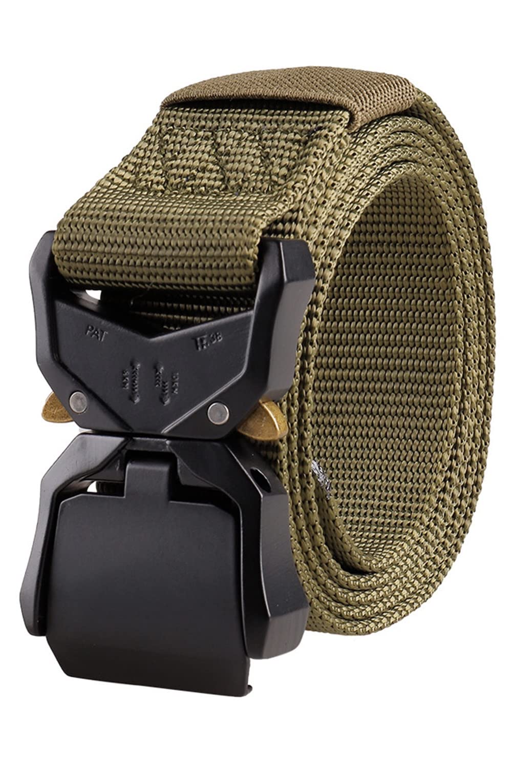 

GATHEREN Tactical Belt Airsoft Military Work Utility Waist Bag Lightweight Army Green