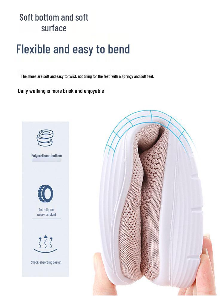 Women's Comfortable Old Beijing Cloth Shoes, Spring 2026 Arrival - Breathable Soft Sole for Seniors