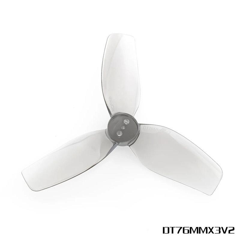DT76MMX3 V2 For 3Inch RC FPV Drone Propeller- High-Efficiency Racing 3-Blade Design