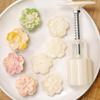 Mooncake Mold Household Pressed Flower Snowskin Mooncake Dessert Pastry Baking Model Mung Bean Cake Grinding Tool