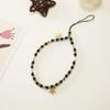 Mobile Phone Chain Five-Pointed Star Pendant Beaded Telephone Lanyard Rope For Women Jewelry
