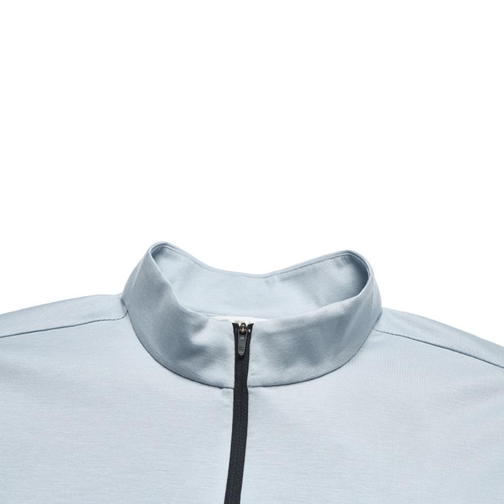 New FILA Golf Series T Shirts Men's Satin Gray Blue A11M545223FLB