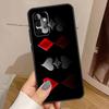 Spades Poker Play Cards Ace Art Case For Samsung Galaxy A33 A53 A13 A54 A34 A14 A56 A36 A16 A06 A12 A32 A52 A35 A17 A15 A55