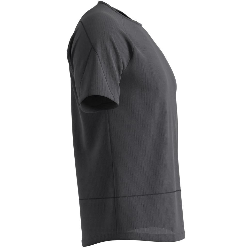 Salomon Men's CROSS RUN SHORTSLEEVE TEE, Deep Black, Size S, Outdoor T-Shirt