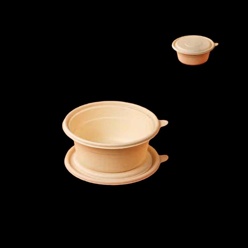 Biodegradable Corn Starch Round Food Container