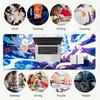 1Pc Electric Energy Burst Gaming Mouse Pad Keyboard Desk Mat Non-slip Rubber Lock Edge Waterproof Computer Mousepad for Office Home Decor S1814