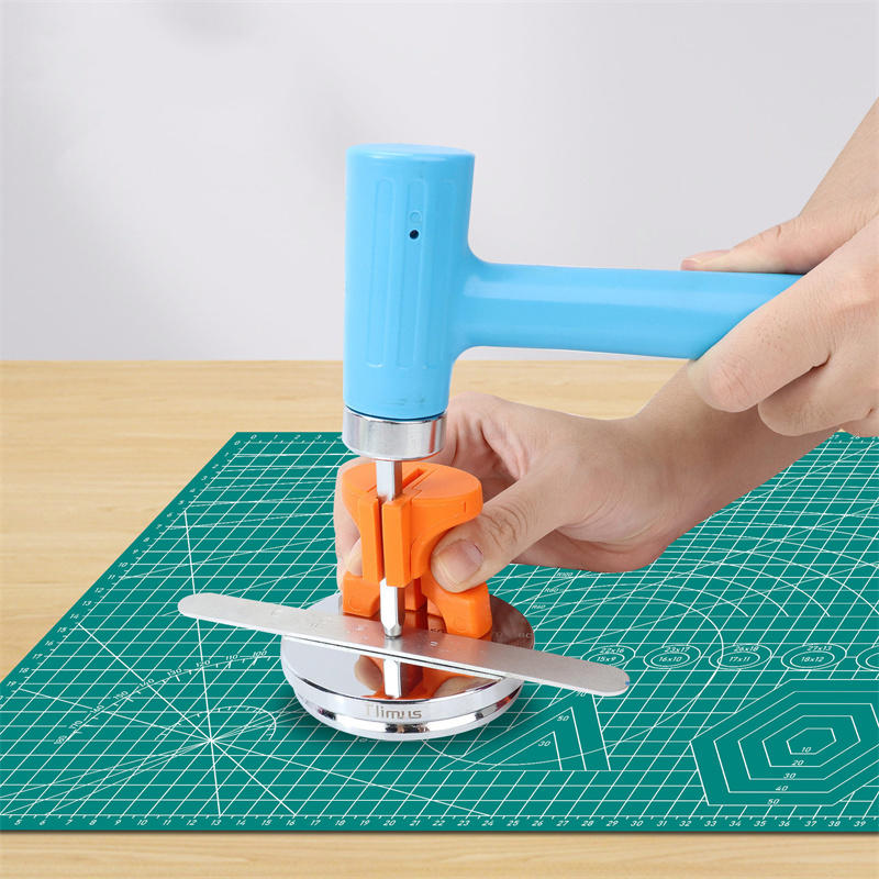 Steel Stamp Holder Safety Punching Clamp Handheld Metal Stamping Tool for Number Letter Die Jewelry Making 6/8/10mm