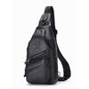 Genuine Leather Crossbody Bag for Men, Retro and High-end Style Men's Front Crossbody Bag