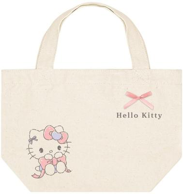 Crux Sanrio Mini Tote Bag, Runrun Ribbon, Hello Kitty, 136236