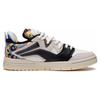 New LiNing Wave Pro Slip Resistant Cushioning Wear Resistant Lightweight Low Top Skateboard Shoes Men's Beige Blue Yellow AECS035-1