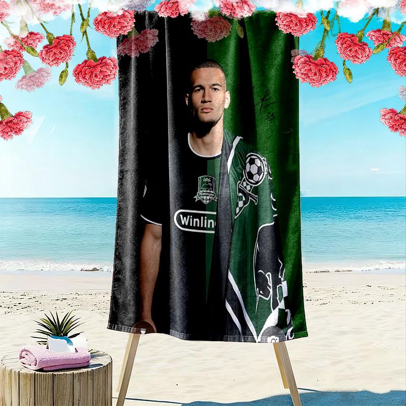 FC Krasnodar Power  Print Beach Towel, Large Soft Quick Dry Towel for Beach Camping Swimming