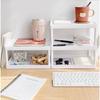Multifunctional Desktop Cosmetic Storage Rack Office Storage Box Organizer Stationery Sorting Rack Double-layer Storage Rack