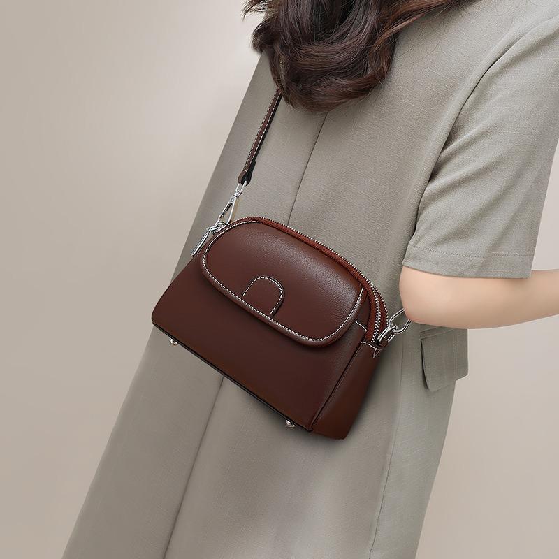 Bag New Women's Bag Summer Leather Messenger Bag Small Bag Fashion High Sense Versatile Commuter Shoulder Bag