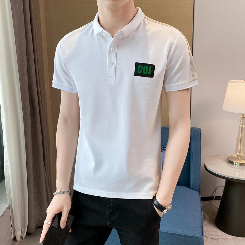 Short Sleeve Korean Thin Solid Color Men 'S Casual Summer Polo Shirt