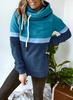 Sweat à capuche décontracté pour femme style européen-américain Automne/Hiver 2024