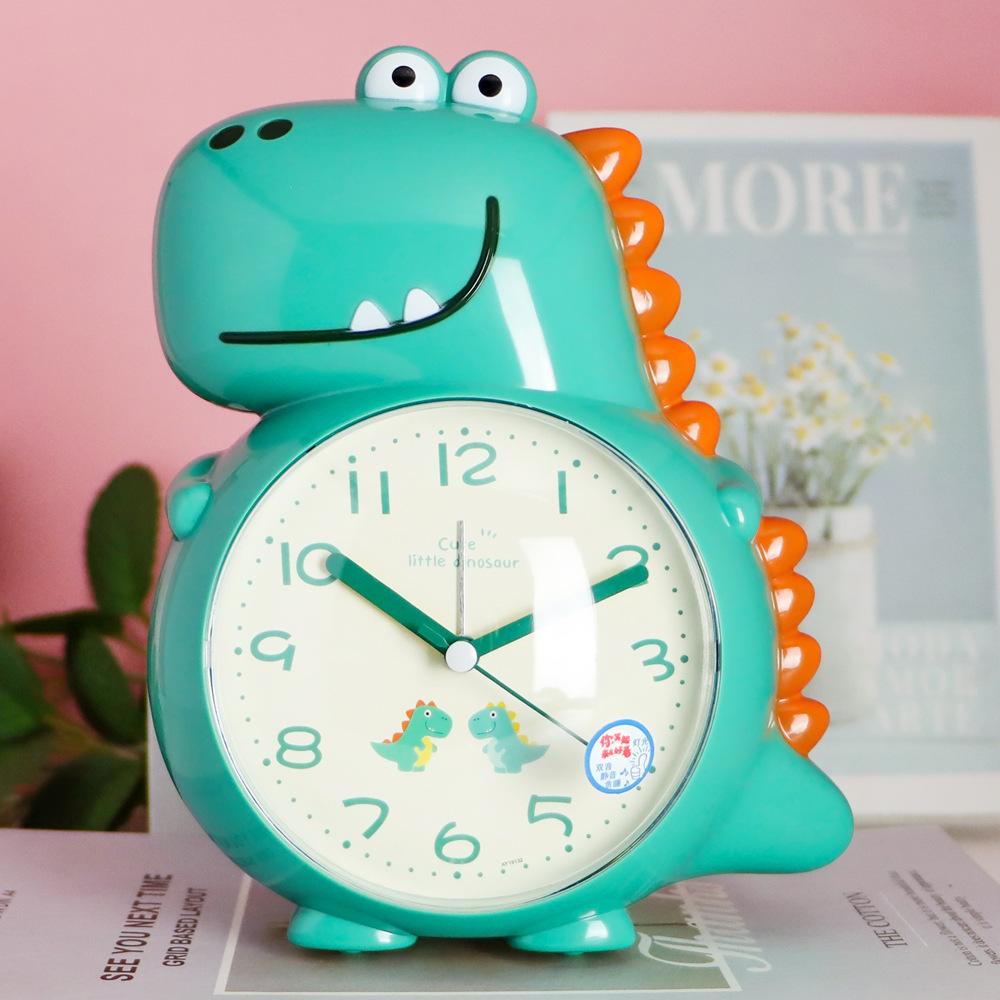 Singende Stimme Wecker Kinder Schüler Lernen Stummzuschalten mit Schlaf-Nachtlichtern Niedliche Cartoon Geschenk Uhr Tisch