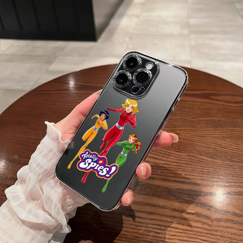 Totally Spies Phone Case For IPhone 17 16 15 14 11 Pro Max 13 12 Mini 17Air 16e Shockproof Soft Clear Cases Coque