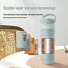THERMOS Large Capacity Portable Insulated Mug with Straw and Handle